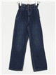 Jeans paper bag tiro alto