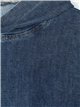 Sudadera amplia denim