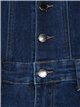 Mono largo denim botones