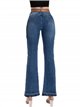 Belted flare jeans