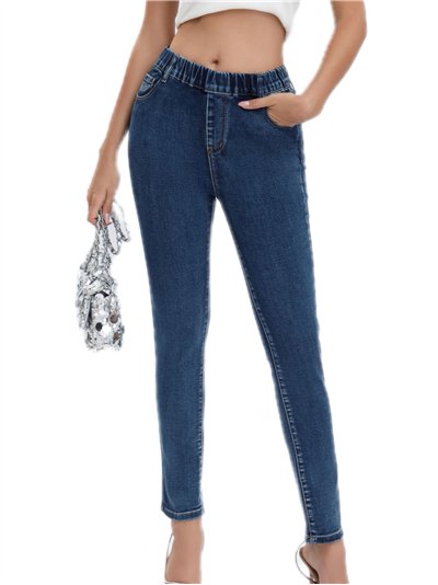 Jeans cintura elástica