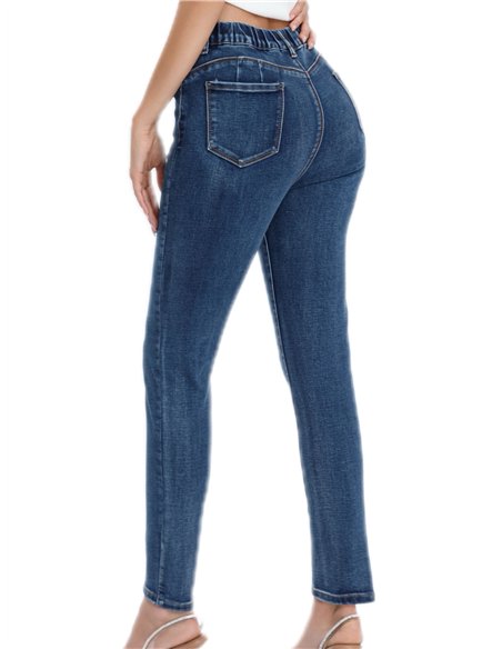 Jeans cintura elástica