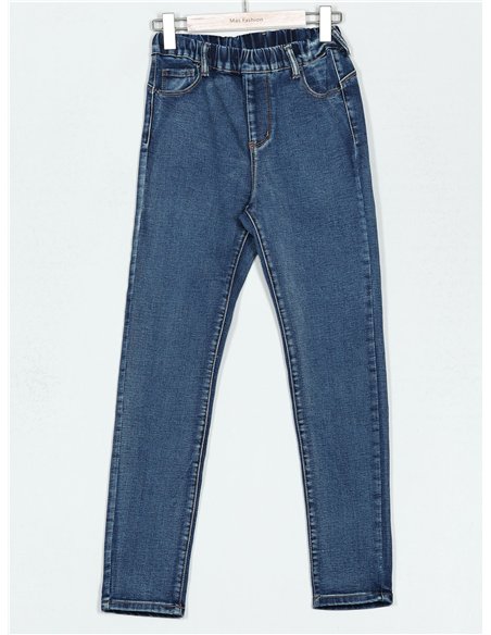 Jeans cintura elástica