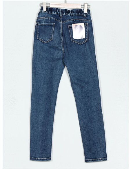 Jeans cintura elástica