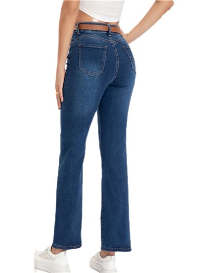 Jeans cinturón tiro alto 2