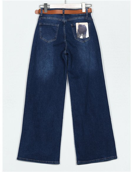 Jeans rectos cinturón