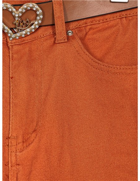 Jeans rectos cinturón