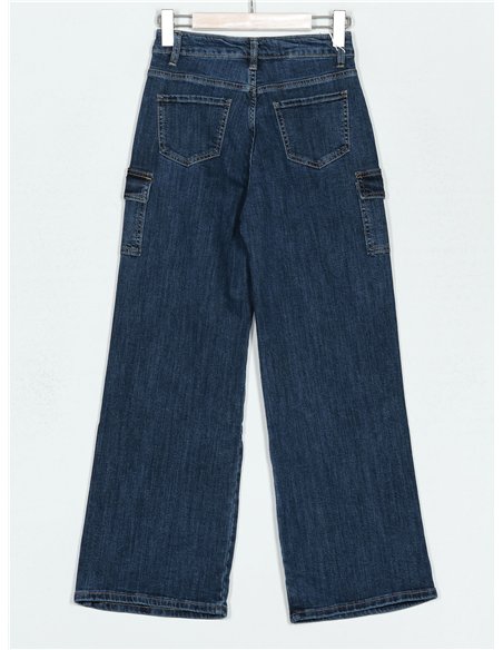 Jeans rectos cargo