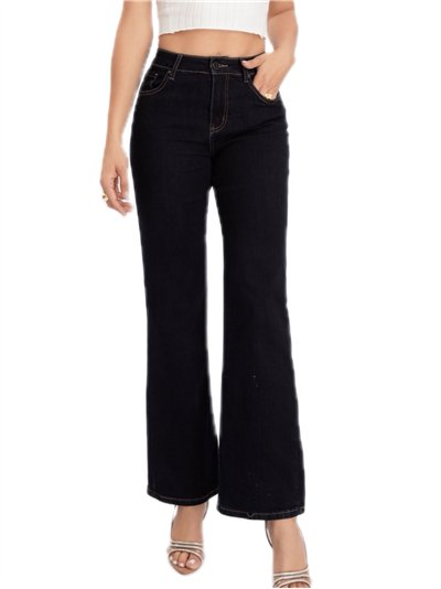 Jeans rectos tiro alto