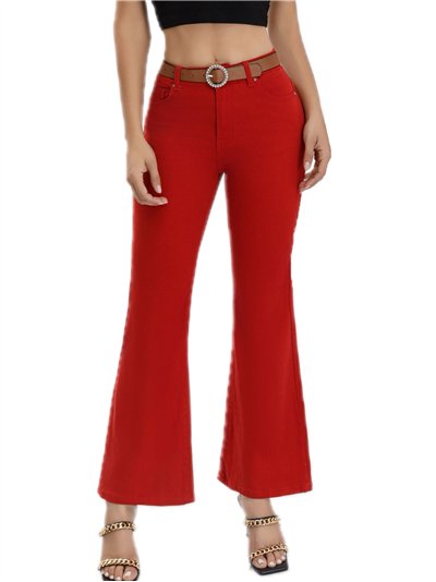 Belted flare jeans - Fashion Suppliers Wholesale 2