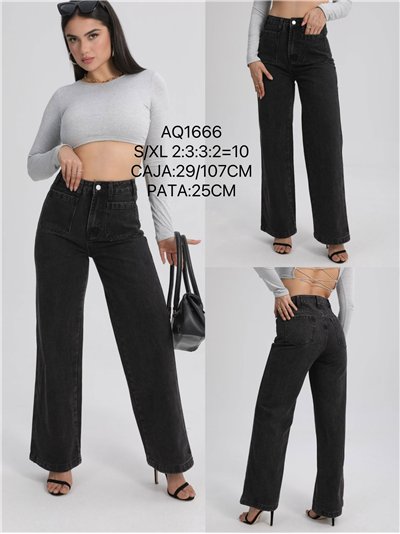 Jeans rectos bolsillos 2