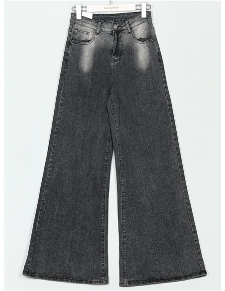 Jeans flare efecto lavado