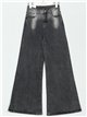 Jeans flare efecto lavado