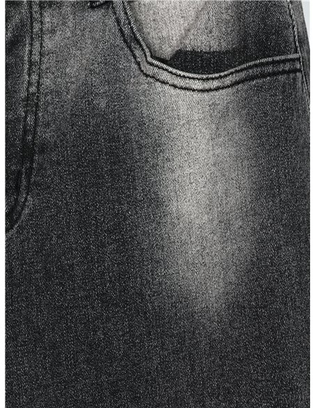 Jeans flare efecto lavado