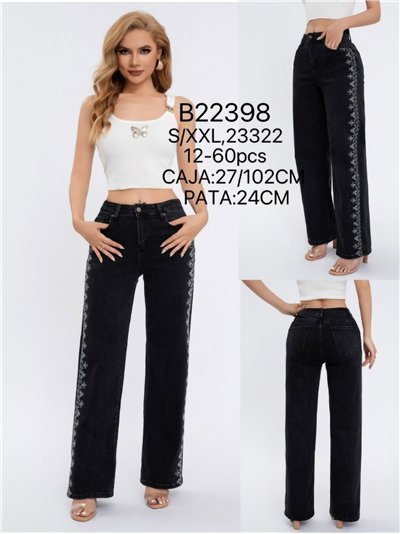 Jeans bordado push up 2