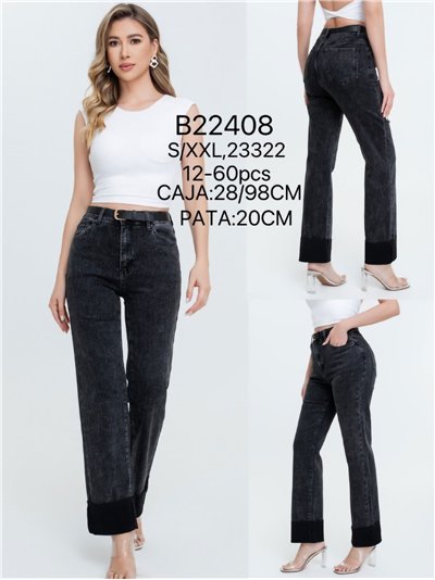 Jeans rectos vuelta 2