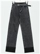 Jeans rectos vuelta