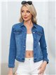 Cazadora denim strass