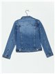 Cazadora denim strass