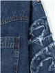 Sobrecamisa denim manga desflecada