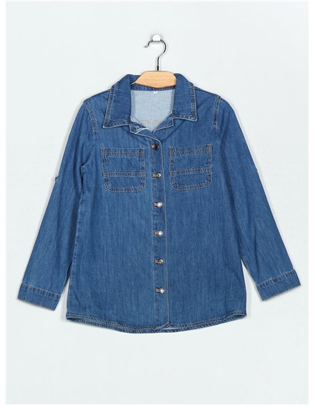Camisa denim básica