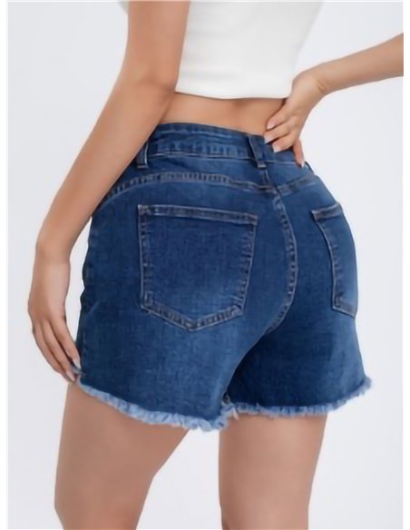Short denim strass