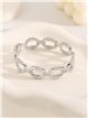 Pulsera rígida eslabones - Acero inoxidable