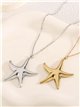 Collar cadena charm estrella de mar - Acero inoxidable