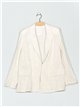 Blazer bordado lino