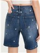 Bermuda denim corazoncitos bordados