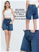 Bermuda denim strass