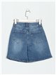 Bermuda denim strass