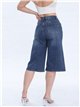 Bermuda denim wide leg