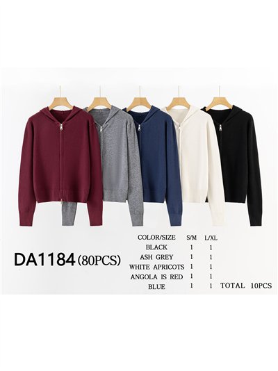 Chaqueta punto micro canalé capucha 2