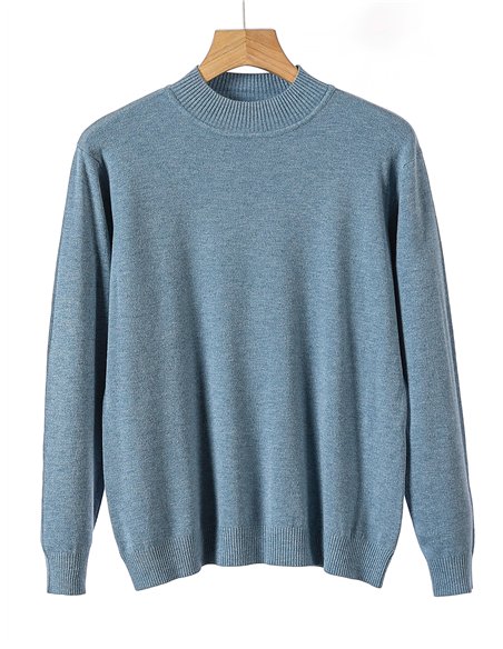 Jersey básico cuello perkins talla grande