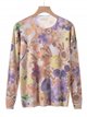 Jersey floral extra suave talla grande