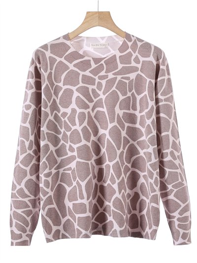 Jersey animal print extra suave talla grande