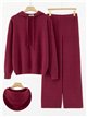 Conjunto Jersey de punto con capucha + Pantalón