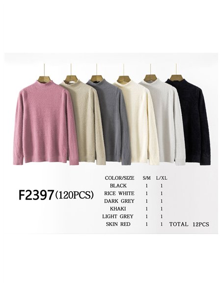 Jersey pelo soft cuello perkins