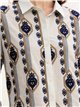Camisa rombos bordados relieve