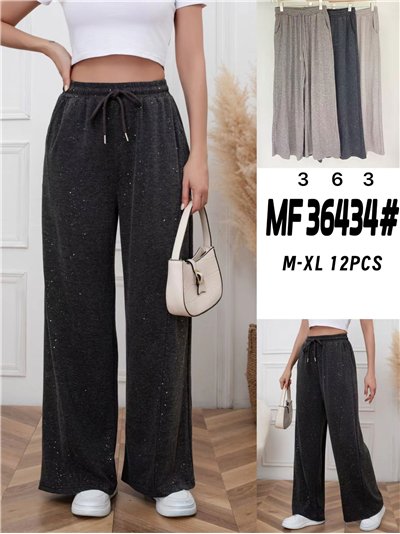 Pantalón wide leg glitter 2