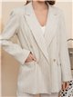 Blazer amplio rayas