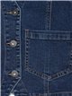 Chaleco denim bolsillos