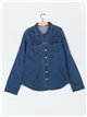 Camisa denim elástica