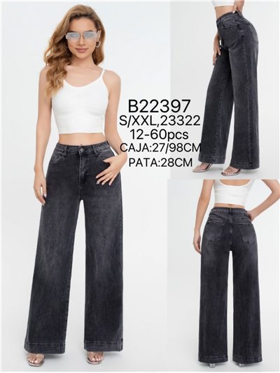 Jeans wide leg full length 2