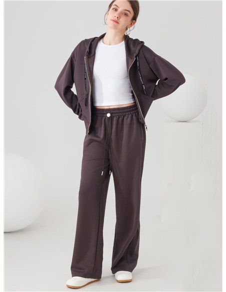 Sudadera capucha cremallera