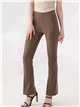 Pantalón flare pespuntes