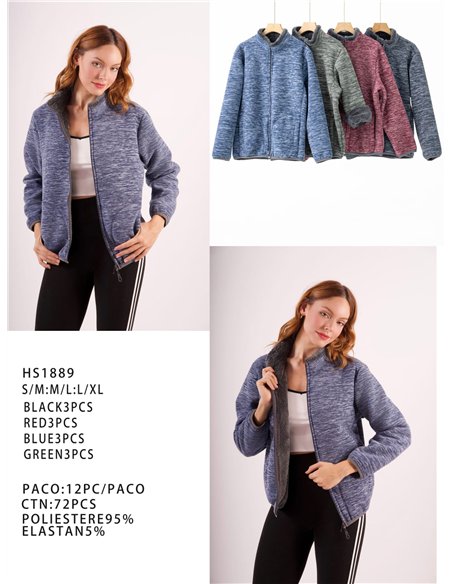 Sudadera polar cremallera