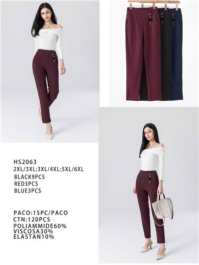 Pantalón afelpado detalle colgante 2