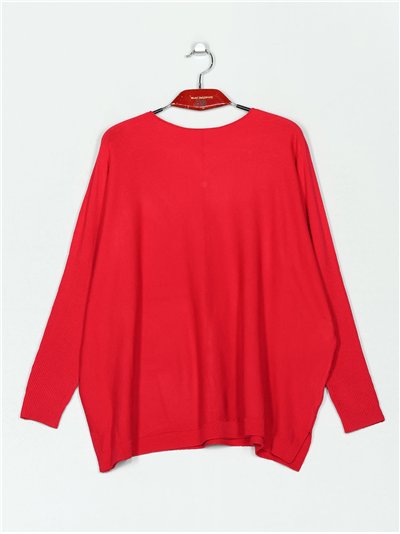 Jersey soft botones talla grande